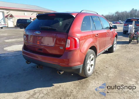 2014 Ford Edge Sel из США, поврежденный, VIN 2FMDK4JCXEBA49042